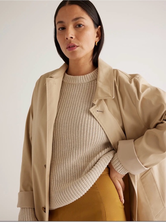 Quince Sweaters - Quince 100% Organic Cotton Fisherman Crew Sweater